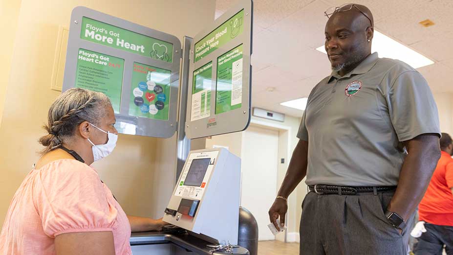 Community Blood Pressure Kiosks Installed