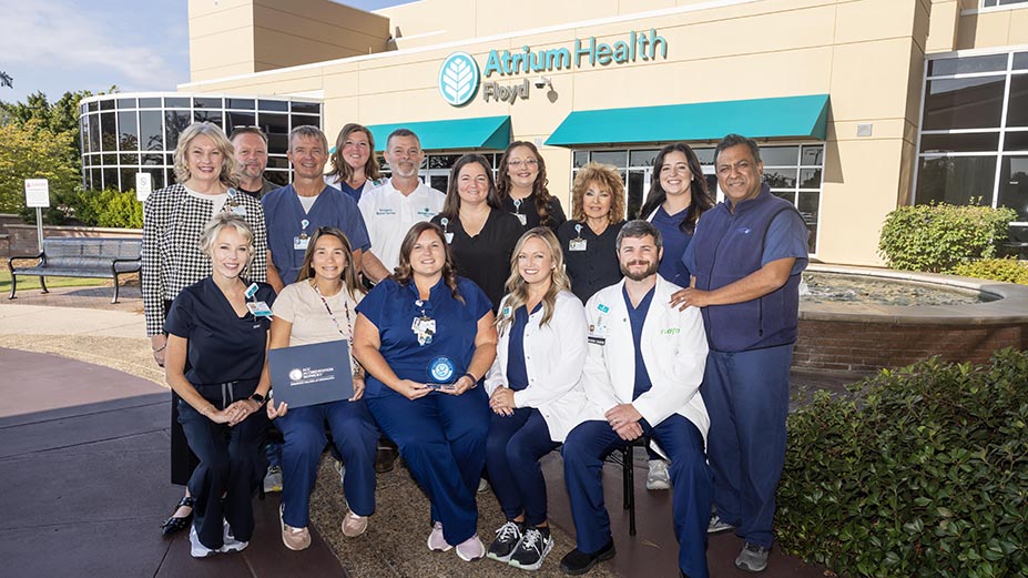 Atrium Health Floyd Medical Center Earns Honor for Heart Attack Care