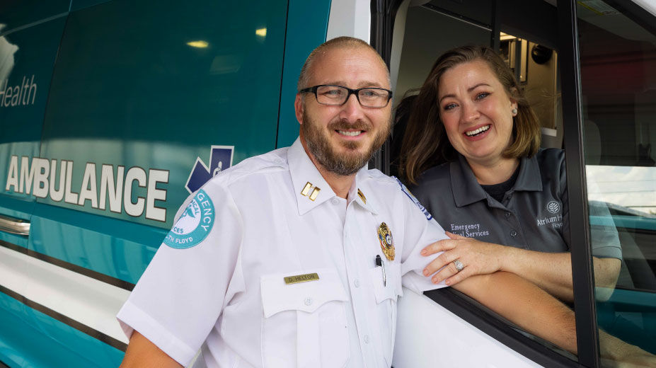 ​Husband and Wife Find Fulfillment with Atrium Health Floyd EMS