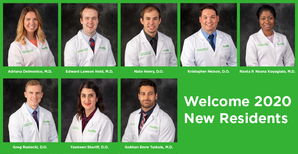 Floyd Names Chief Residents, Announces New Residents