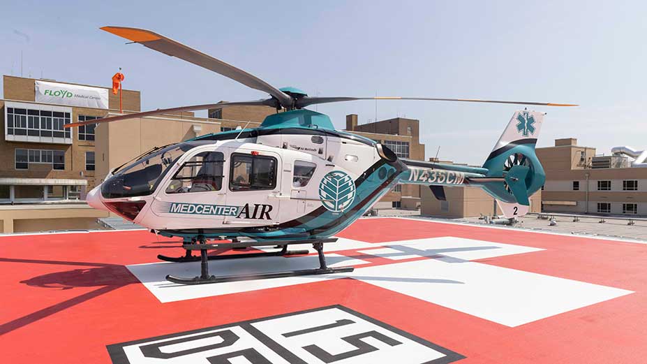 Helipad at Floyd Medical Center Officially Opens