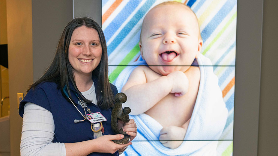 Atrium Health Floyd NICU Nurse Helps Mother and Tiny Baby Thrive