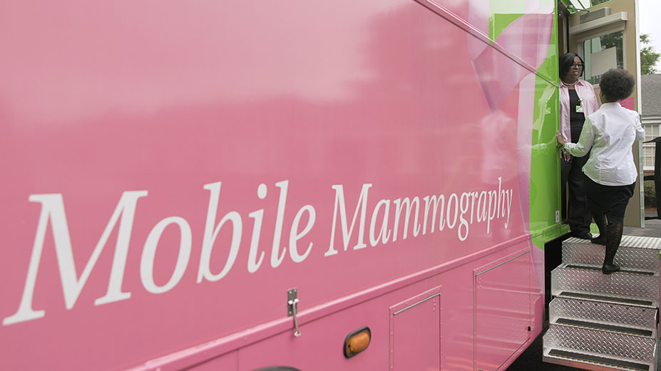 Mobile Mammography Coach Rolling to Fight Breast Cancer
