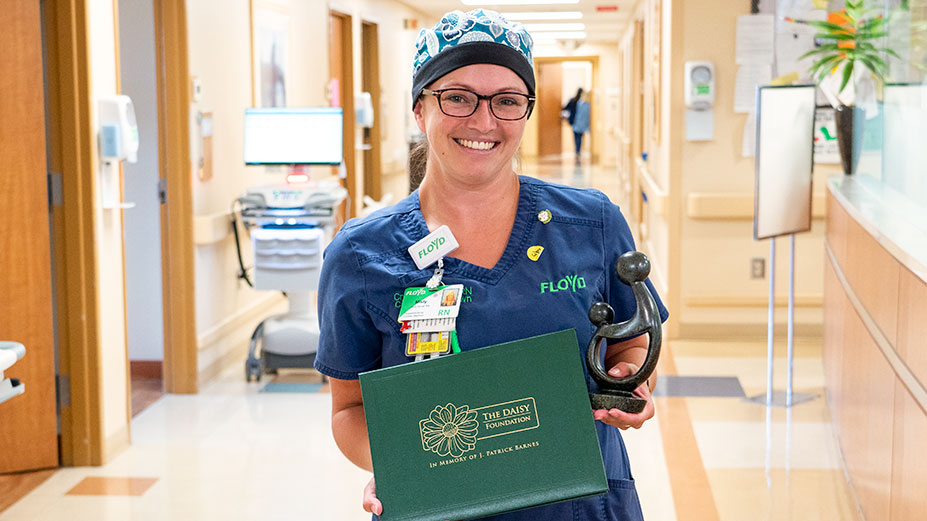 Floyd Nurse Misty Shinall Wins DAISY for Helping Stroke Patient