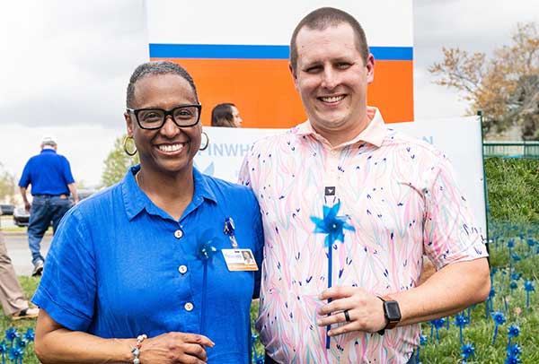 Dr. Robersteen Howard and Dr. Tyler Barnes  