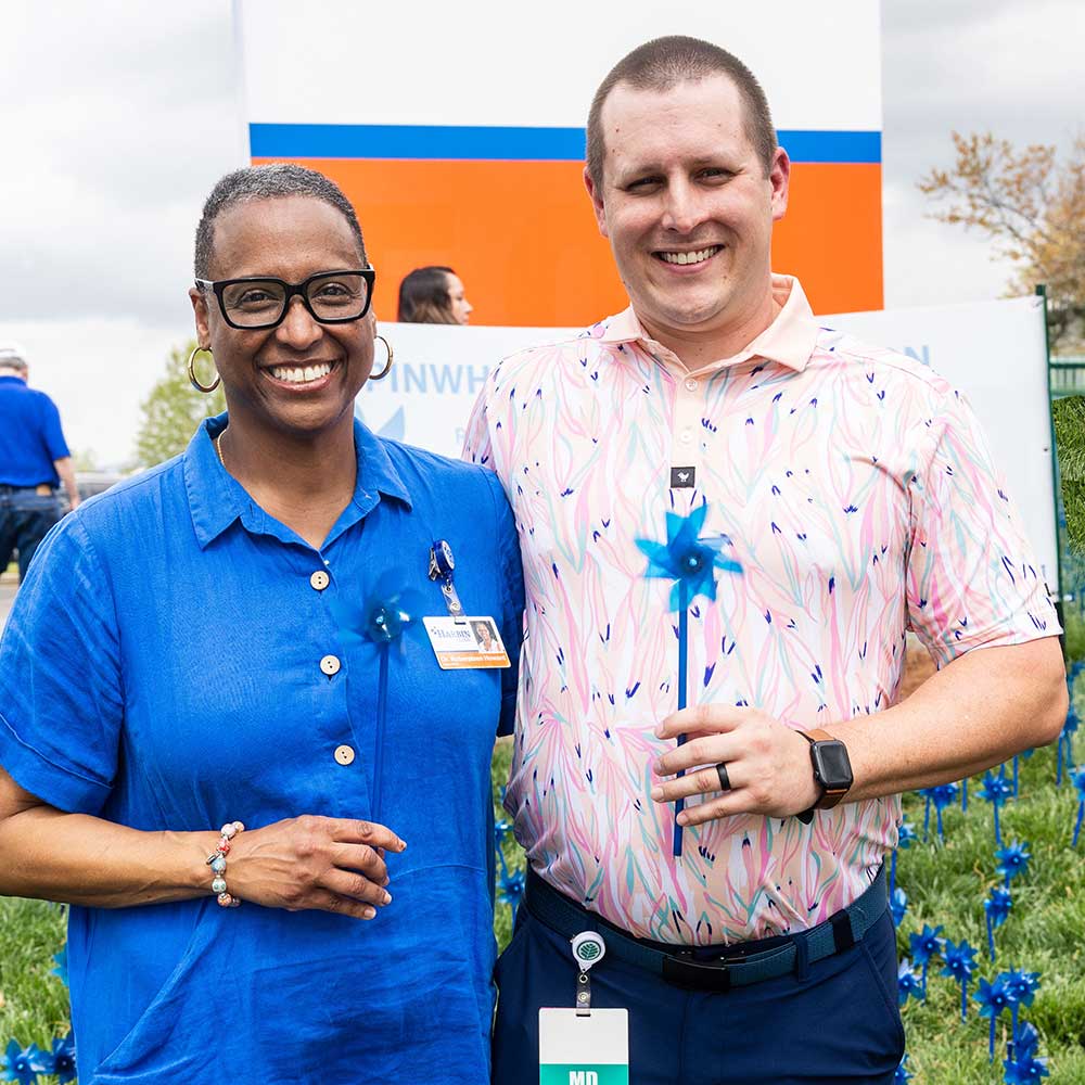 Dr Robersteen Howard and Dr Tyler Barnes