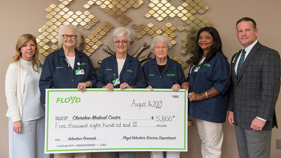 Volunteers Provide $5,800 for Cherokee Medical Center